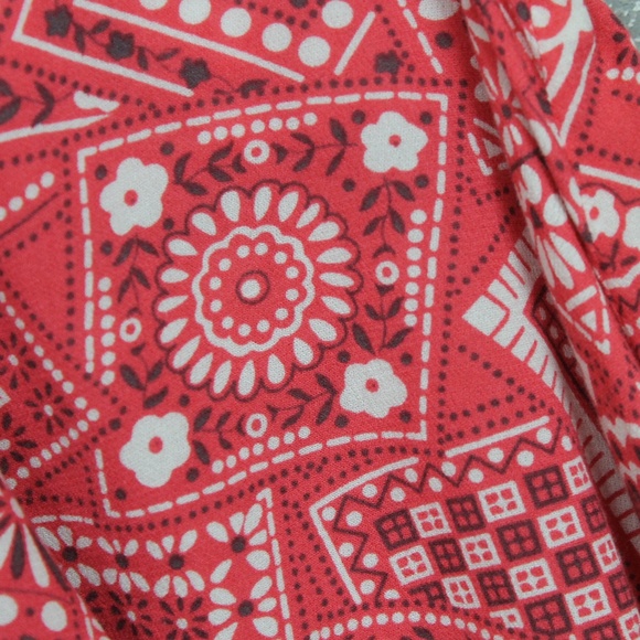 One Teaspoon Leather Cutout Barcelona Kelly Shorts Red XS - Picture 6 of 7